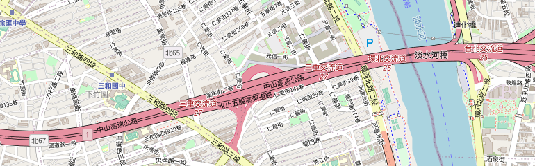 即時影像附近的地圖
