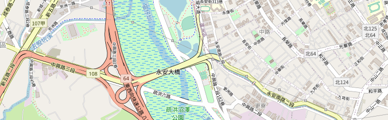 即時影像附近的地圖