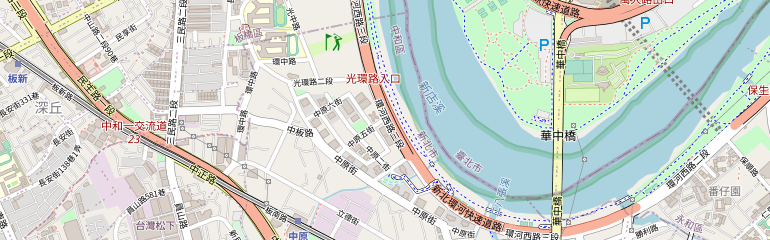 即時影像附近的地圖