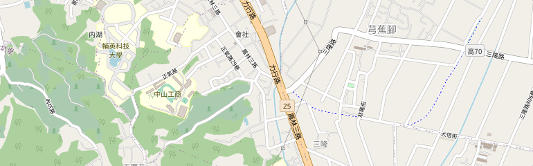 即時影像附近的地圖