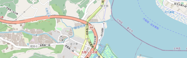 即時影像附近的地圖