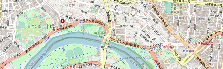 即時影像附近的地圖