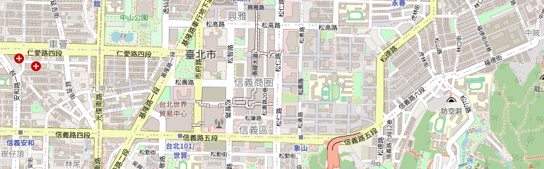即時影像附近的地圖