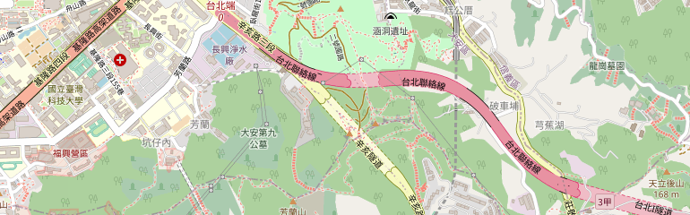 即時影像附近的地圖