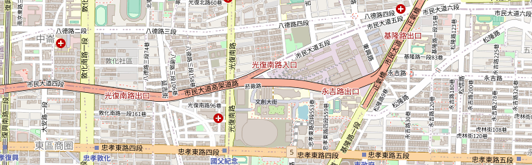 即時影像附近的地圖