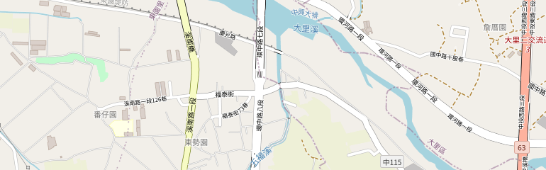 即時影像附近的地圖