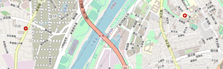即時影像附近的地圖