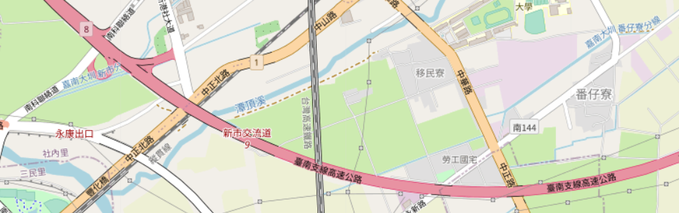 即時影像附近的地圖