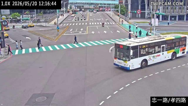 基隆市道路 忠一路 孝四路即時影像