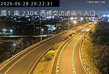 國道一號 南向230.82km即時影像