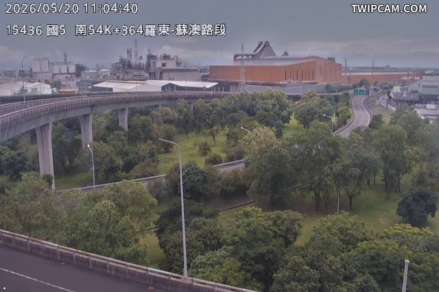 國道五號 南向54.36km即時影像