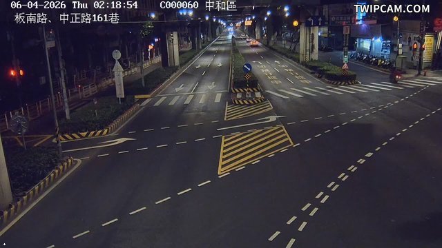 新北市道路 中和區板南路、中正路161巷即時影像