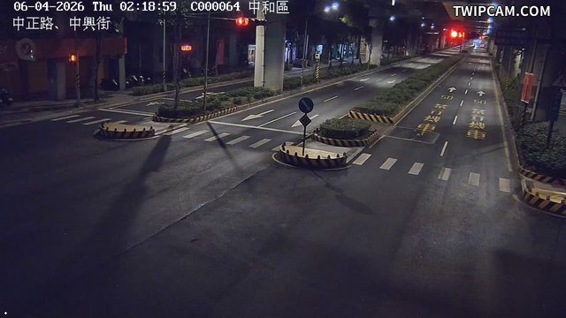 新北市道路 中正路、中興街即時影像