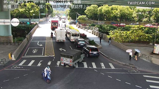 新北市道路 板橋區環河路、湳仔橋(環河路170號前號誌桿上)即時影像