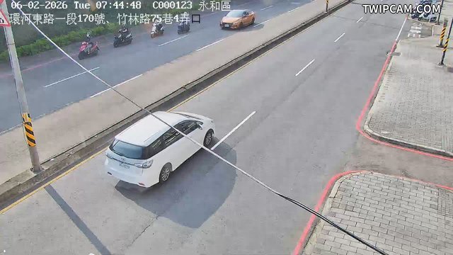 新北市道路 永和區環河東路一段170號、竹林路75巷4弄口即時影像