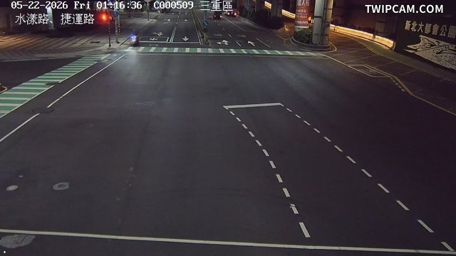 新北市道路 水漾路、捷運路即時影像