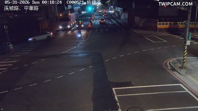 新北市道路 溪城路、中華路即時影像