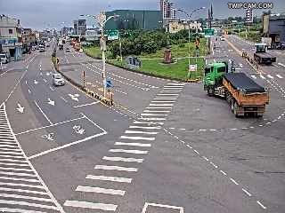 桃園市道路 (CCTV242)觀音區 中山路一段與台15濱海路廣興段即時影像