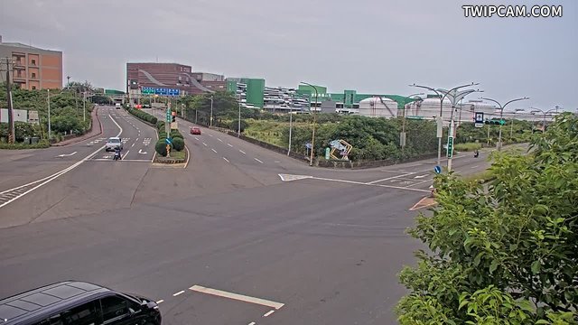 桃園市道路 (CCTV333)大園區 三民路二段與航勤北路即時影像