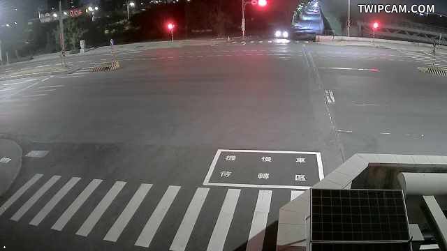 台南市道路 永康區 永安路與河堤道路口東桿(向西)-廣角即時影像