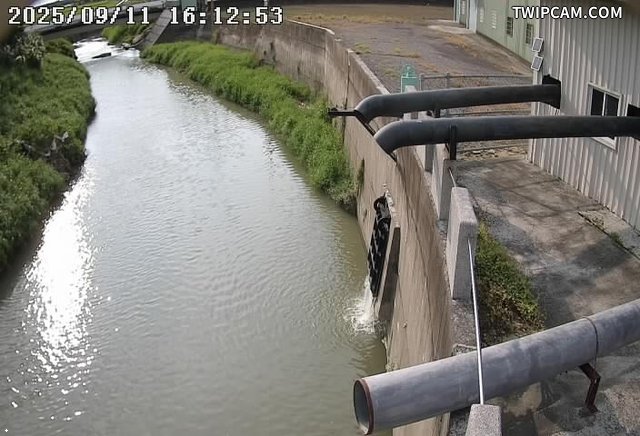 台南市道路 水利局 菁寮橋前抽水平台 距離2.8公里