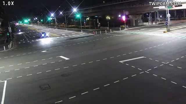 台中市道路 [02291]建國北路/文心南路(右側車流往東興路),Jianguo N. Rd./Wenxin S. Rd.(Right side Traffic flow to Dongxing Rd.)即時影像