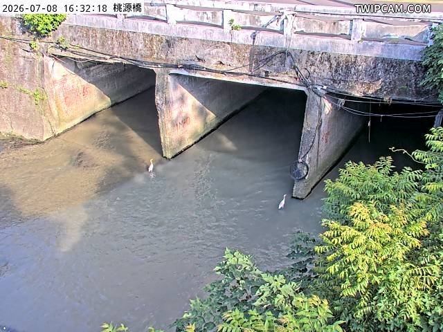 水利署水資源 桃園巿政府水務局(智慧防汛) 桃源橋即時影像