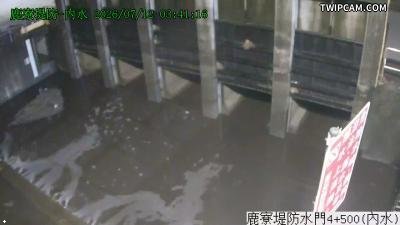 水利署水資源 第五河川分署 北港溪鹿寮堤防水門(內水)即時影像