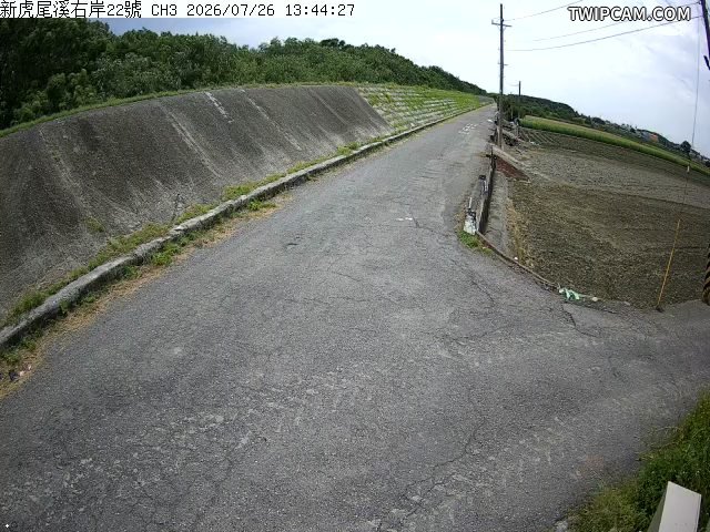 水利署水資源 雲林縣政府水利處 新虎尾溪右岸22號即時影像